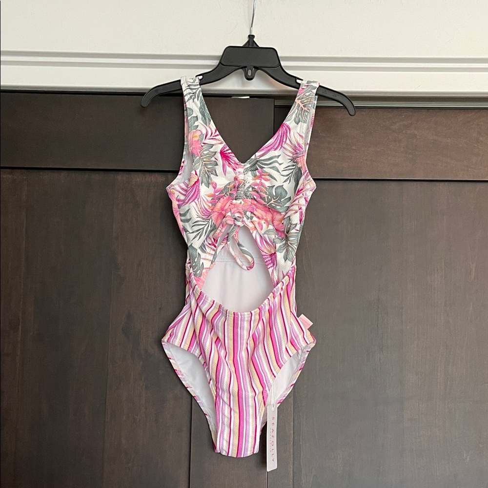 Seafolly Australia Girls One Piece Swimsuit Size 8